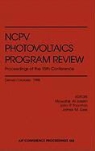 M. Al-Jassim, National Center for Photovoltaics (U S ), J. P. Thornton, Mowafak Al-Jassim - NCPV Photovoltaics Program Review