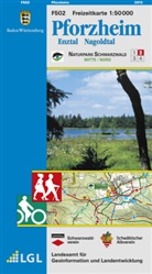 Landesamt für Geoinformation und Landentwicklung B, Landesam für Geoinformation und Landentwi, Lg, LGL - Topographische Freizeitkarten Baden-Württemberg - Bl.F502: Topographische Freizeitkarte Baden-Württemberg Pforzheim