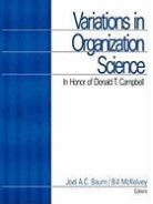 Joel Baum, Joel A. C. Baum, Joel A.C. Baum, Joel A.c. Mckelvey Baum, Joel Mckelvey Baum, BAUM JOEL MCKELVEY BILL... - Variations in Organization Science