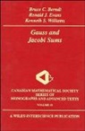 Berndt, Bc Berndt, Bruce Berndt, Bruce C Berndt, Bruce C. Berndt, Bruce C. (University of Illinois At Urbana Berndt... - Gauss and Jacobi Sums