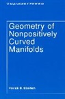 Patrick Eberlein, Patrick B. Eberlein, Eberlein Patrick B. - Geometry of Nonpositively Curved Manifolds