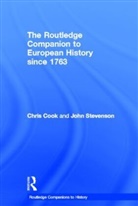 Chris Cook, Chris Stevenson Cook, John Stevenson, John Cook Stevenson, STEVENSON JOHN COOK CHRIS - Routledge Companion to Modern European History Since 1763