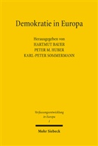 Hartmut Bauer, Peter M. Huber, Karl P. Sommermann, Karl-Pete Sommermann, Karl-Peter Sommermann - Demokratie in Europa
