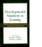 Dennis Molfese, Victoria Molfese, Victoria J. Molfese, Dennis L. Molfese, Victoria J. Molfese, Molfese Victoria J. - Developmental Variations in Learning