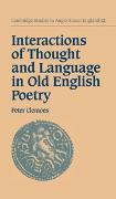 Peter Clemoes, Clemoes Peter - Interactions of Thought and Language in Old English Poetry