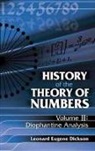 Leonard Eugene Dickson - History of the Theory of Numbers