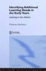 Christine Macintyre, Macintyre Christine - Identifying Additional Learning Needs in the Early Years