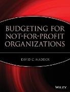 D Maddox, David Maddox, David C Maddox, David C. Maddox, MADDOX DAVID C - Budgeting for Not-For-Profit Organizations