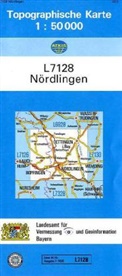 Breitband und Vermessung Landesamt für Digitalisierung, Breitband und Vermessung Landesamt für Digitalisierung - Topographische Karten Bayern - Bl.L7128: Topographische Karte Bayern Nördlingen