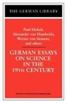 Paul R. Ehrlich, Wolfgang Schirmacher, Werner Von Siemens, Wolfgang Schirmacher - German Essays on Science in the 19th Century: Paul Ehrlich,