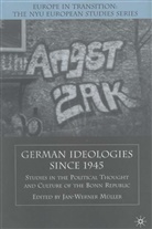 Jan-Werner Muller, Remarque Institute (New York University), Muller, J Muller, J. Muller, Jan-Werner Muller - German Ideologies Since 1945