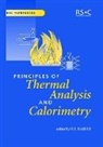 Peter Haines, P. J. Haines, Peter Haines - Principles of Thermal Analysis and Calorimetry