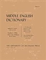 Robert E. Lewis, Robert E. Lewis, Mary Jane Williams - Middle English Dictionary