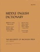 Sherman M. Kuhn, Hans Kurath, Robert E. Lewis, Robert E. Lewis - Middle English Dictionary
