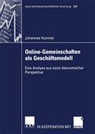 Johannes Hummel - Online-Gemeinschaften als Geschäftsmodell
