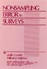 William D Kalsbeek, William D. Kalsbeek, Jt Lessler, Judith T Lessler, Judith T. Lessler, Judith T. (Research Triangle Institute Lessler... - Nonsampling Error in Surveys