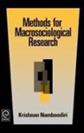 Krishnan Namboodiri, N. Krishnan Namboodiri - Methods for Macrosociological Research