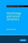 Rochelle Lieber - Morphology and Lexical Semantics