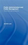 Jan-Erik Lane, Jan-Erik (University of Geneva Lane, LANE JAN ERIK, Lane Jan-Erik - Public Administration & Public Management