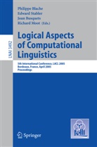 Philippe Blache, Joan Busquets, Richard Moot, Edward Stabler - Logical Aspects of Computational Linguistics