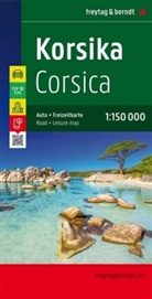 Freytag-Berndt und Artaria KG, Freytag-Bernd und Artaria KG, Freytag-Berndt und Artaria KG - Freytag Berndt Autokarte: Freytag & Berndt Auto + Freizeitkarte Korsika, Top 10 Tips, Autokarte 1:150.000. Corsica