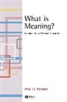 Portner, Paul Portner, Paul H. Portner, Ph Portner - What Is Meaning?