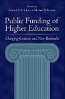 Edward P St. John, Edward P. (EDT)/ Parsons St. John, Edward P. Parsons St. John, Michael D. Parsons, Edward P. St John, Edward P. St. John - Public Funding of Higher Education
