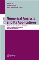 Zhilin Li, Lubi Vulkov, Lubin Vulkov, Jerzy Wásniewski - Numerical Analysis and Its Applications