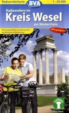 BVA Radwanderkarte: BVA Radwanderkarte Radwandern im Kreis Wesel am Niederrhein