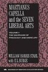 E. L. Burge, Richard Johnson, William H. Stahl, William H. Burge Stahl, William Harris Stahl, William Harris Johnson Stahl - Martianus Capella and the Seven Liberal Arts