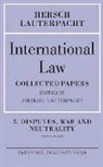 Hersch Lauterpacht, Sir Hersch Lauterpacht, Elihu (Ed) Lauterpracht, TBD, Elihu Lauterpacht - International Law Volume 5: