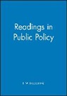 Pogodzinski, J. Pogodzinski, J. M. Pogodzinski, J. Pogodzinski, J. M. Pogodzinski, Pogodzinski J. M. - Readings in Public Policy