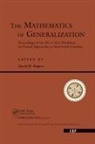 David Wolpert, David H. Wolpert, Editor, Editors, David Wolpert, David H Wolpert... - Mathematics of Generalization