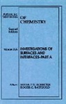 Baetzold, Rossiter, Bryant W. (Research Laboratories Eastman Rossiter, Bryant W. Baetzold Rossiter, BW Rossiter, Arnold Rossiter Weissberger... - Physical Methods of Chemistry, Investigations of Surfaces and