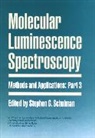 Schulman, S. G. Schulman, Sg Schulman, Stephen G. Schulman, Stephen G. (University of Florida Schulman, SCHULMAN S G... - Molecular Luminescence Spectroscopy, Part 3