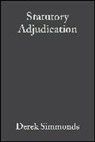 Simmonds, Derek Simmonds, Simmonds Derek - Statutory Adjudication