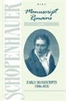 A. Schopenhauer, Arthur Schopenhauer, A. Hubscher, Arthur Hubscher - Schopenhauer: Manuscript Remains