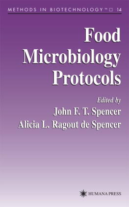 Alicia L. Ragout de Spencer, John F. T. Spencer - Food Microbiology Protocols