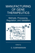 Subramanian, G Subramanian, G. Subramanian - Manufacturing of Gene Therapeutics