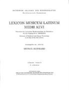 Michael Bernhard - Lexicon Musicum Latinum Medii Aevi 2. Faszikel - Fascicle 2 (A - authenticus)