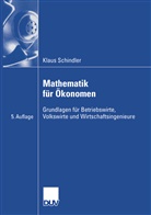Klaus Schindler - Mathematik für Ökonomen