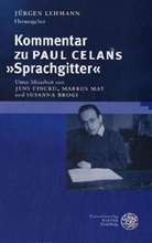 Jürge Lehmann, Jürgen Lehmann - Kommentar zu Paul Celans 'Sprachgitter'
