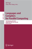 Bil Pugh, Bill Pugh, Tseng, Tseng, Chau-Wen Tseng - Languages and Compilers for Parallel Computing