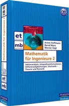 Armin Hoffmann, Bernd Marx, Werner Vogt - Mathematik für Ingenieure - 2: Vektoranalysis, Integraltransformationen, Differenzialgleichungen, Stochastik Theorie und Numerik