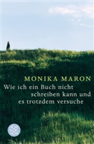 Monika Maron - Wie ich ein Buch nicht schreiben kann und es trotzdem versuche