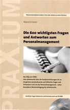 Roland Krismer - Die 600 wichtigsten Fragen und Antworten zum Personalmanagement, m. CD-ROM