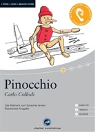Carlo Collodi, Gianmarco Ceconi - Pinocchio, 1 Audio-CD, 1 CD-ROM u. Textbuch (Hörbuch)