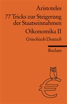 Aristoteles, Ka Brodersen, Kai Brodersen - 77 Tricks zur Steigerung der Staatseinnahmen. Oikonomika. 2. Buch Gr. /Dt.