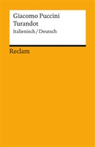 ADAM, PUCCIN, Giacomo Puccini, SIMONI, Hennin Mehnert, Henning Mehnert - Turandot, Textbuch Deutsch-Italienisch