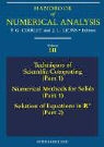P. G. Ciarlet, Philippe G. Ciarlet, J. L. Lions, Arjen Sevenster - Techniques of Scientific Computing (Part 1) - Solutions of Equati